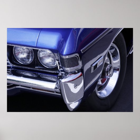 Poster de voiture musculaire (Devant)