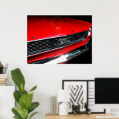 Poster de voiture musculaire classique des années (Bureau à domicile)