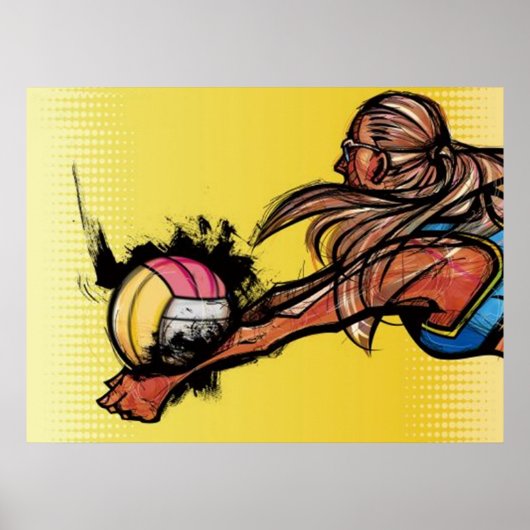 Poster de Volleyball DIGG (Devant)