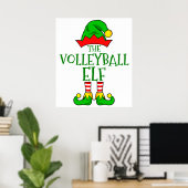Poster de volleyball elf (Bureau à domicile)