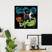 Poster de volleyball "J'aime MA vie" (Bureau à domicile)
