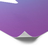 Poster de volleyball Love (Coin)