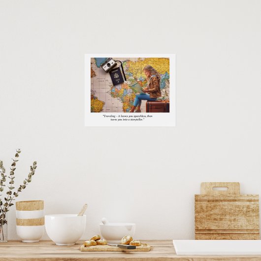 POSTER DE VOYAGE (Cuisine)