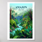 Poster de voyage Amazon Rainforest (Devant)
