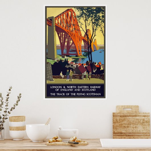 Poster de voyage Angleterre et Écosse (Cuisine)