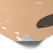 Poster de voyage Anguilla vintage. (Coin)