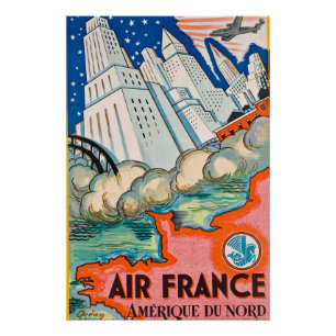 poster de voyage Art déco