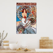 Poster de voyage Art Nouveau vintage (Cuisine)