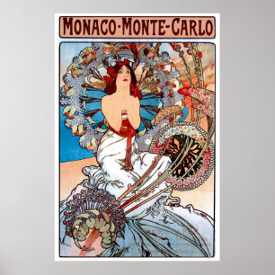 Poster de voyage Art Nouveau vintage