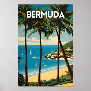 Poster de voyage Bermudes