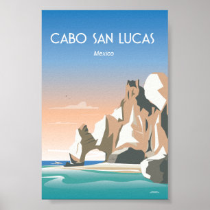 poster de voyage Cabo san lucas