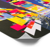 Poster de voyage Carré temps vintage (Coin)