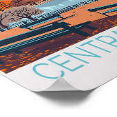 Poster de voyage Central Park New York (Coin)