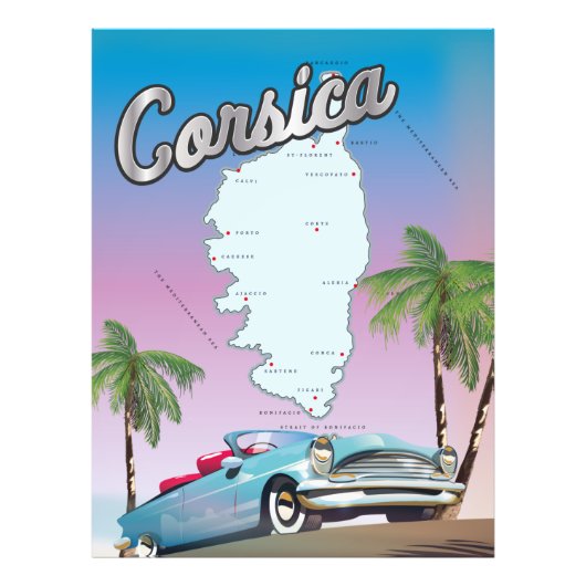 poster de voyage Corse (Devant)