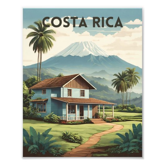 Poster de voyage Costa Rica | Affiche de voyage Vi (Devant)