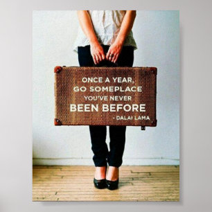 Poster de voyage Dalai Lama