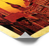 Poster de voyage de Belge vintage (Coin)