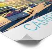 Poster de voyage de Cambridge - Angleterre Wall Ar (Coin)