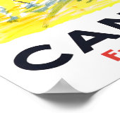 Poster de voyage de Cannes France (Coin)