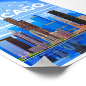 Poster de voyage de Chicago WallArt (Coin)