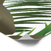 Poster de voyage de Dunn's River Falls Jamaïque (Coin)