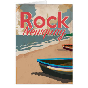 Poster de voyage de la locomotive Vintage Rock, Ne