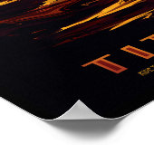 Poster de voyage de la NASA - Saturn's Moon Titan (Coin)