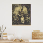 Poster de voyage de la Polynésie vintage (Cuisine)