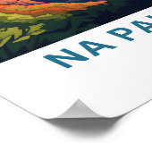 Poster de voyage de Na Pali Coast Hawaii (Coin)