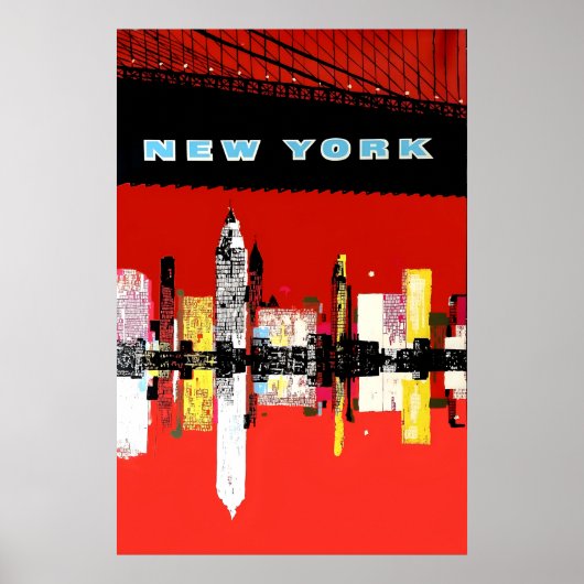 Poster de voyage de New York (Devant)