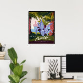 Poster de voyage de Porto Rico vintage (Bureau à domicile)