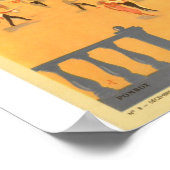 poster de voyage d'époque en Grèce. (Coin)