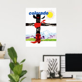 Poster de voyage du Colorado (Bureau à domicile)