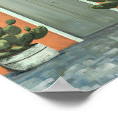 Poster de voyage du millésime Antigua Guatemala (Coin)