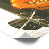 Poster de voyage du Pacaya Volcano Guatemala (Coin)