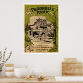 Poster de voyage du parc Paronella vintage (Cuisine)