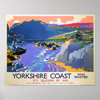 Poster de voyage du Yorkshire Train