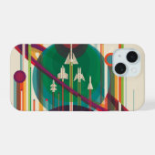 Poster de Voyage Espace Rétro - Système Solaire Gr (Verso Horizontal)