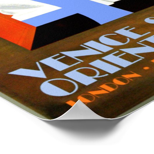 poster de voyage Express d'Orient (Coin)