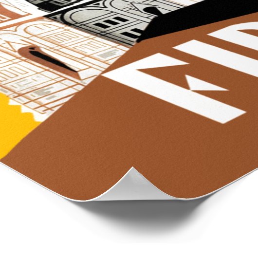 Poster de voyage Forence Italie (Coin)