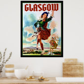 Poster de voyage Glasgow (Cuisine)