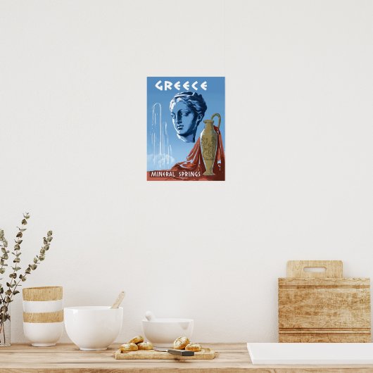 Poster de voyage Grèce (Cuisine)