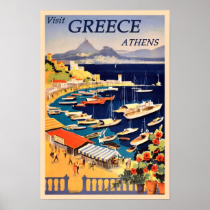 Poster de voyage Grèce