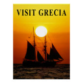 Poster de voyage Grèce (Devant)