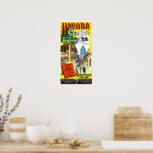 Poster de voyage Havana Cuba vintage (Cuisine)