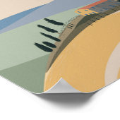 poster de voyage Italie Toscane (Coin)