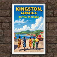 Poster de voyage Jamaïque Vintage des années 1960