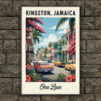 Poster de voyage Jamaïque Vintage des années 1960
