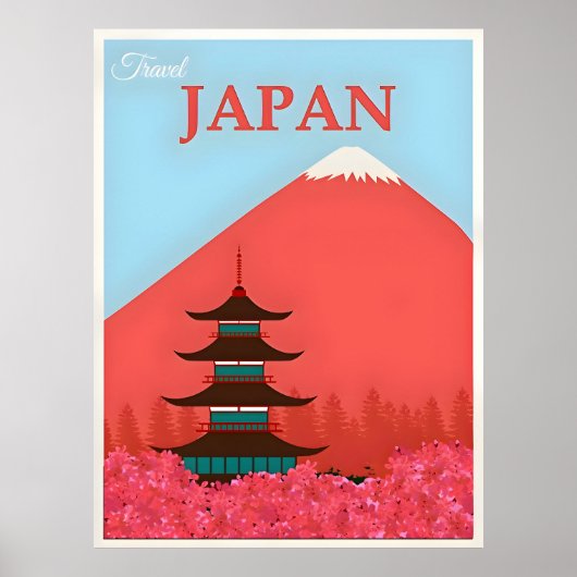 Poster de voyage Japon (Devant)