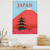 Poster de voyage Japon (Cuisine)